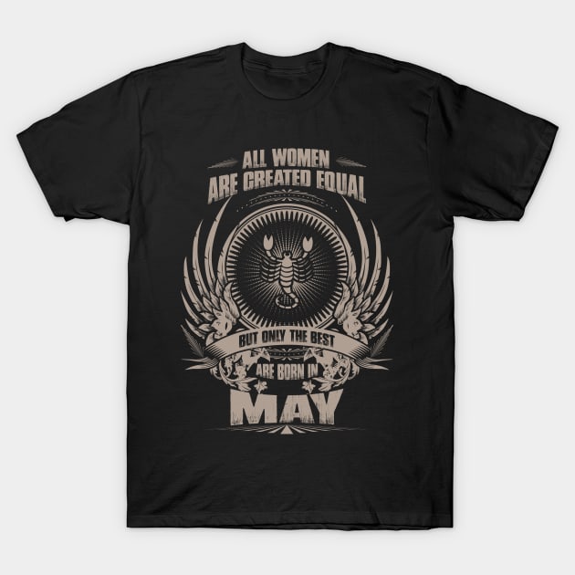 All Women are created equal, but only The best are born in January - Scorpio T-Shirt by variantees